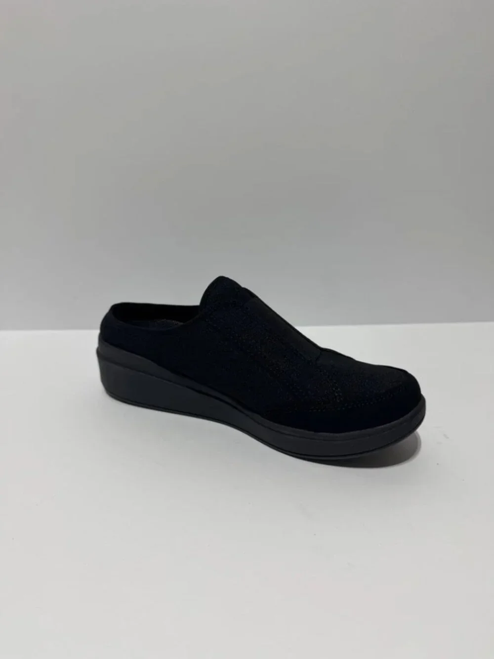 Ryka Womens Lounge Slip On Black Size 6W